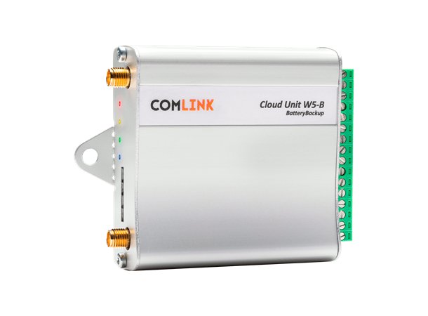 Comlink Cloud Unit W5-B - 4G Alarmsender 8xDI/2xDO, LTE-M, GPS, SMS/Epost/APP