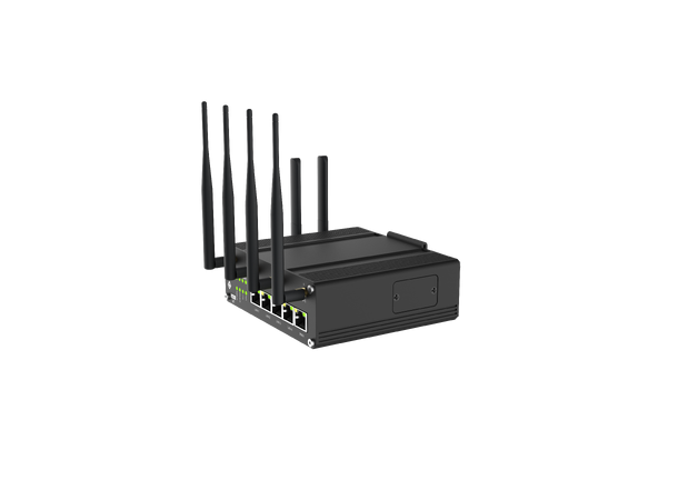 Milesight UR75-500GL-G-W 5G-router 5xETH, 2xRS232/485, 1xDI/1xDO, WiFi, GPS