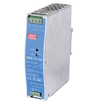 Mean Well NDR-75-48 230VAC 48 VDC 76W  1,6A DIN
