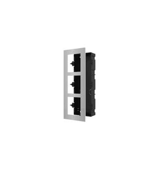 Hikvision DS-KD-ACF3/S(O-STD) Wall mount frame - Flush 3 Modules