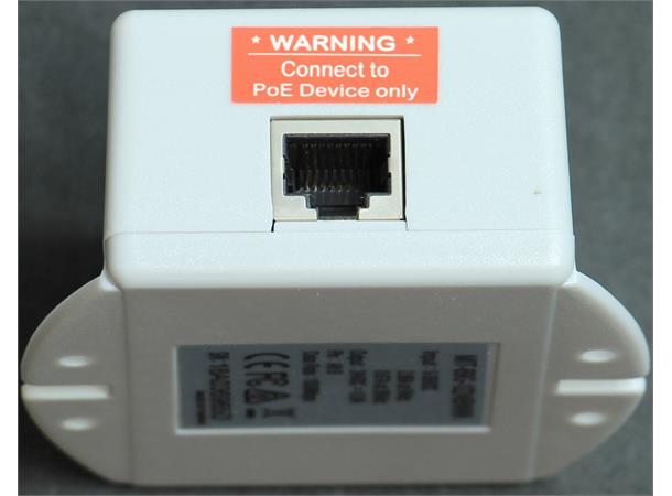 MIT-69G-1224BNRN - Passiv PoE-injektor 9-36VDC input / 24VDC output (+7/8,-4/5)